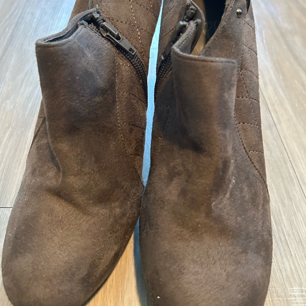 Women’s Dark gray suede ankle Pumps size 10 - Picture 10 of 10
